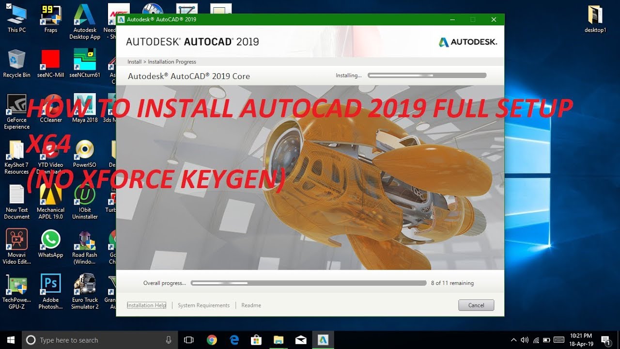 autodesk autocad 2019 xforce keygen download